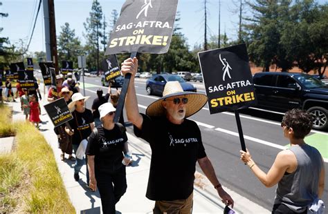 Netflix’s Los Gatos headquarters swarmed with protesters amid film and TV strikes